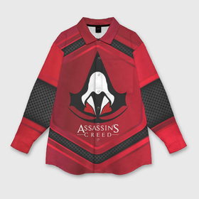 Мужская рубашка oversize 3D с принтом Assasins Creed в Новосибирске,  |  | creed | асасин | асасин крид | ассасин | ассассин | войско | крид | меч | приключения | самурай