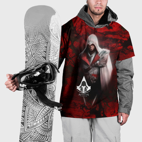 Накидка на куртку 3D с принтом Assasins     creed в Новосибирске, 100% полиэстер |  | Тематика изображения на принте: creed | асасин | асасин крид | ассасин | ассассин | войско | крид | меч | приключения | самурай