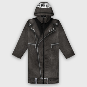 Мужской дождевик 3D с принтом Косуха Байкерская ,  |  | biker jacket | jacket | leather jacket | байкерская | байкерская куртка | кожанка | косуха | косуха байкерская | куртка