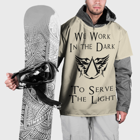 Накидка на куртку 3D с принтом Assassins Creed в Тюмени, 100% полиэстер |  | анимус | ассасина | дезмонд | кредо | крестовый | майлс | тамплиер