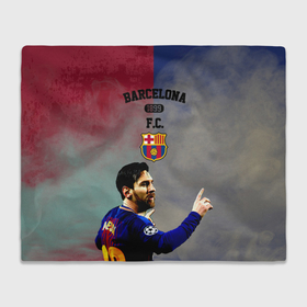 Плед 3D с принтом Messi strong Barcelona , 100% полиэстер | закругленные углы, все края обработаны. Ткань не мнется и не растягивается | barcelona | messi | барса | барселона | испания | меси | месси | футбол