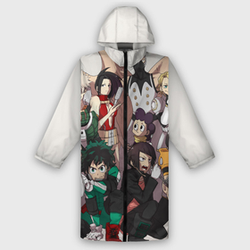 Дождевик унисекс 3D с принтом MY HERO ACADEMIA множество героев в Ханты-Майнсийске,  |  | all might | bakugou | boku no hero academia | heroes | katsuki | my hero academia | plus ultra | всемогущий | моя геройская академия | плюс ультра