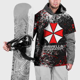 Накидка на куртку 3D с принтом Umbrella Corp Амбрелла Корп в Санкт-Петербурге, 100% полиэстер |  | ada wong | biohazard | leon | nemesis | project resistance | raccoon city | re2 | resident evil 2 | rpd | stars | umbrella | ада вонг | амбрелла | немесис | ужасы