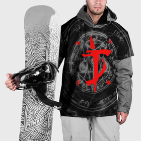 Накидка на куртку 3D с принтом Doom eternal Дум в Курске, 100% полиэстер |  | doom | doom eternal | дум