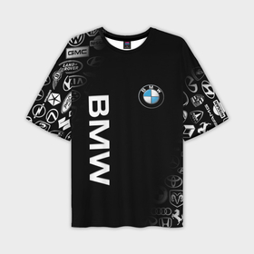 Мужская футболка oversize 3D с принтом BMW БМВ в Екатеринбурге,  |  | bmw | bmw performance | m | motorsport | performance | бмв | моторспорт