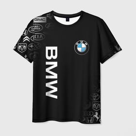 Мужская футболка 3D с принтом BMW БМВ в Курске, 100% полиэфир | прямой крой, круглый вырез горловины, длина до линии бедер | bmw | bmw performance | m | motorsport | performance | бмв | моторспорт