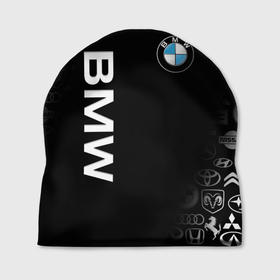 Шапка 3D с принтом BMW БМВ , 100% полиэстер | универсальный размер, печать по всей поверхности изделия | bmw | bmw performance | m | motorsport | performance | бмв | моторспорт