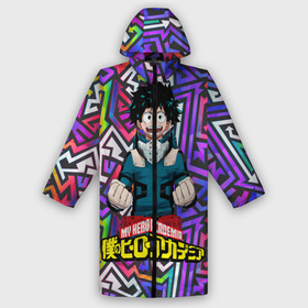 Дождевик унисекс 3D с принтом Изуку Мидория в Ханты-Майнсийске,  |  | anime | boku | hero academia | manga | аниме | герои | кохэй хорикоси | манга | моя геройская академия | супергерои | супергеройская фантастика | фэнтази | юэй