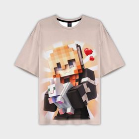 Мужская футболка oversize 3D с принтом Minecraft в Тюмени,  |  | Тематика изображения на принте: game | minecraft | блоки | игра | квадраты | компьютерная игра | крипер | майнкрафт