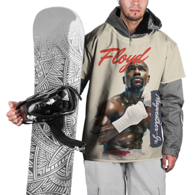 Накидка на куртку 3D с принтом Floyd в Курске, 100% полиэстер |  | floyd | floyd mayweather jr. | ssru | бокс | майвайзер | майвейзер | мейвезер | флойд мейвезер