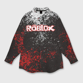 Мужская рубашка oversize 3D с принтом Roblox ,  |  | game | gamer | logo | minecraft | roblox | simulator | игра | конструктор | лого | майнкрафт | симулятор | строительство | фигура