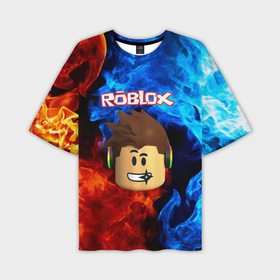 Мужская футболка oversize 3D с принтом Roblox Роблокс ,  |  | game | gamer | logo | minecraft | roblox | simulator | игра | конструктор | лого | майнкрафт | симулятор | строительство | фигура
