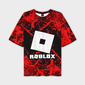 Мужская футболка oversize 3D с принтом Roblox в Петрозаводске,  |  | game | roblox | блок | игра | игрушка | лего | майнкрафт | персонажи | персонажи из кубиков | роблокс | робот