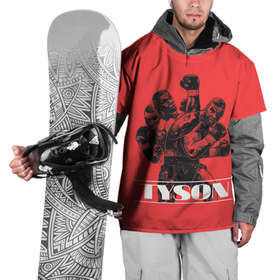 Накидка на куртку 3D с принтом Tyson в Курске, 100% полиэстер |  | iron mike | iron mike tyson | mike tyson | бокс | железный майк | майк тайсон | таисон | тайсон