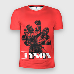 Мужская футболка 3D спортивная с принтом Tyson , 100% полиэстер с улучшенными характеристиками | приталенный силуэт, круглая горловина, широкие плечи, сужается к линии бедра | iron mike | iron mike tyson | mike tyson | бокс | железный майк | майк тайсон | таисон | тайсон