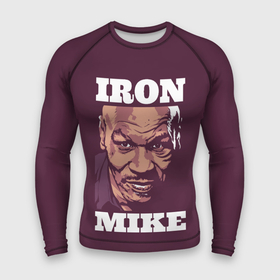 Мужской рашгард 3D с принтом Mike Tyson ,  |  | Тематика изображения на принте: iron mike | iron mike tyson | mike tyson | бокс | железный майк | майк тайсон | таисон | тайсон