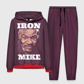 Мужской костюм 3D (с толстовкой) с принтом Mike Tyson ,  |  | Тематика изображения на принте: iron mike | iron mike tyson | mike tyson | бокс | железный майк | майк тайсон | таисон | тайсон