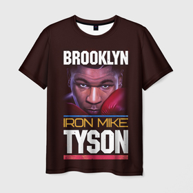 Мужская футболка 3D с принтом Mike Tyson в Курске, 100% полиэфир | прямой крой, круглый вырез горловины, длина до линии бедер | iron mike | iron mike tyson | mike tyson | бокс | железный майк | майк тайсон | таисон | тайсон