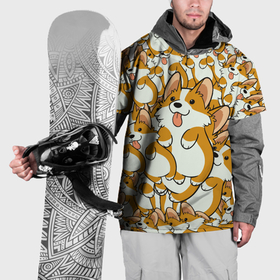 Накидка на куртку 3D с принтом Корги в Санкт-Петербурге, 100% полиэстер |  | Тематика изображения на принте: animal | corgi | dog | добрый | животное | животные | корги | пес | песик | собака | собачка | язык