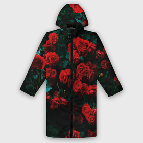 Мужской дождевик 3D с принтом Розы ,  |  | 8 марта | девушке | подарок | подруге | розы | цветы