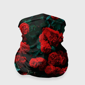 Бандана-труба 3D с принтом Розы , 100% полиэстер, ткань с особыми свойствами — Activecool | плотность 150‒180 г/м2; хорошо тянется, но сохраняет форму | 8 марта | девушке | подарок | подруге | розы | цветы