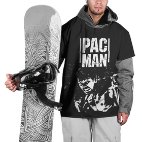 Накидка на куртку 3D с принтом Pac Man , 100% полиэстер |  | manny pacquiao | pac man | pacquiao | бокс | мэнни пакьяо | пакьяо