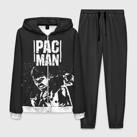 Мужской костюм 3D с принтом Pac Man в Курске, 100% полиэстер | Манжеты и пояс оформлены тканевой резинкой, двухслойный капюшон со шнурком для регулировки, карманы спереди | manny pacquiao | pac man | pacquiao | бокс | мэнни пакьяо | пакьяо