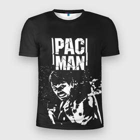 Мужская футболка 3D Slim с принтом Pac Man , 100% полиэстер с улучшенными характеристиками | приталенный силуэт, круглая горловина, широкие плечи, сужается к линии бедра | manny pacquiao | pac man | pacquiao | бокс | мэнни пакьяо | пакьяо