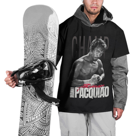 Накидка на куртку 3D с принтом Manny Pacquiao в Курске, 100% полиэстер |  | manny pacquiao | pac man | pacquiao | бокс | мэнни пакьяо | пакьяо