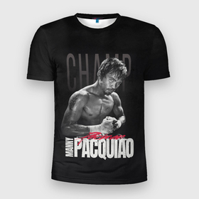 Мужская футболка 3D спортивная с принтом Manny Pacquiao , 100% полиэстер с улучшенными характеристиками | приталенный силуэт, круглая горловина, широкие плечи, сужается к линии бедра | Тематика изображения на принте: manny pacquiao | pac man | pacquiao | бокс | мэнни пакьяо | пакьяо