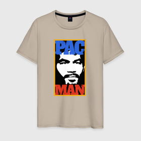 Мужская футболка хлопок с принтом Pac Man , 100% хлопок | прямой крой, круглый вырез горловины, длина до линии бедер, слегка спущенное плечо. | manny pacquiao | pac man | pacquiao | бокс | мэнни пакьяо | пакьяо