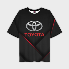 Мужская футболка oversize 3D с принтом Toyota Тоёта ,  |  | auto | sport | toyota | авто | автомобиль | автомобильные | бренд | марка | машины | спорт | тойота
