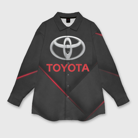 Мужская рубашка oversize 3D с принтом Toyota Тоёта в Екатеринбурге,  |  | auto | sport | toyota | авто | автомобиль | автомобильные | бренд | марка | машины | спорт | тойота