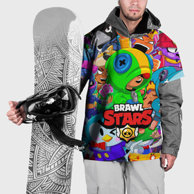 Накидка на куртку 3D с принтом Brawl Stars Leon Бравл старс в Новосибирске, 100% полиэстер |  | 8 bit | 8 бит | bibi | brawl stars | crow | el brown | leon | leon shark | max | mr.p | sally leon | shark | stars | virus | werewolf | акула | биби | вирус | ворон | леон | оборотень | пингвин