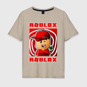 Мужская футболка хлопок Oversize с принтом Roblox Роблокс , 100% хлопок | свободный крой, круглый ворот, “спинка” длиннее передней части | game | gamer | logo | minecraft | roblox | simulator | supreme | игра | конструктор | лого | майнкрафт | персонажи | симулятор | строительство | супреме | суприм | суприме | фигура