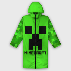 Мужской дождевик 3D с принтом Minecraft в Курске,  |  | block | creeper | cube | minecraft | pixel | блок | геометрия | крафт | крипер | кубики | майнкрафт | пиксели