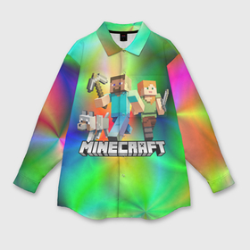 Мужская рубашка oversize 3D с принтом Minecraft Майнкрафт в Тюмени,  |  | block | creeper | cube | minecraft | pixel | блок | геометрия | крафт | крипер | кубики | майнкрафт | пиксели