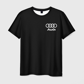 Мужская футболка 3D с принтом Audi , 100% полиэфир | прямой крой, круглый вырез горловины, длина до линии бедер | audi | auto | quattro | авто | автомобиль | ауди | марка | машина