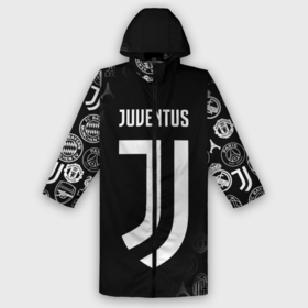 Мужской дождевик 3D с принтом Juventus logo pattern в Курске,  |  | cr7 | fc juventus | football | juve | juventus | ronaldo | sport | роналдо | спорт | футбол | ювентус