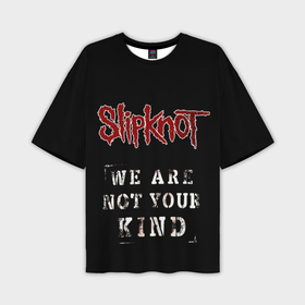 Мужская футболка oversize 3D с принтом Slipknot wanyk в Тюмени,  |  | Тематика изображения на принте: music | rock | slipknot | рок | слипнот