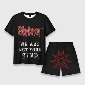 Мужской костюм с шортами 3D с принтом Slipknot wanyk ,  |  | music | rock | slipknot | рок | слипнот