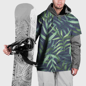 Накидка на куртку 3D с принтом Листья тропических растений в Санкт-Петербурге, 100% полиэстер |  | Тематика изображения на принте: арт | джунгли | кусты | лист | листья | папоротник | папоротники | природа