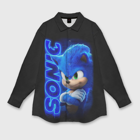 Мужская рубашка oversize 3D с принтом Sonic ,  |  | Тематика изображения на принте: hedgehog | metal sonic | silver | silver the hedgehog | sonic | sonic boom | sonic the hedgehog | еж | ёж сонник | ежик | игры | кино | соник | соник в кино | фильм