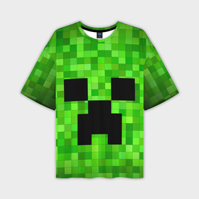 Мужская футболка oversize 3D с принтом Minecraft Майнкрафт в Тюмени,  |  | block | creeper | cube | minecraft | pixel | блок | геометрия | крафт | крипер | кубики | майнкрафт | пиксели