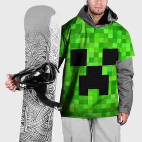 Накидка на куртку 3D с принтом Minecraft Майнкрафт в Петрозаводске, 100% полиэстер |  | block | creeper | cube | minecraft | pixel | блок | геометрия | крафт | крипер | кубики | майнкрафт | пиксели