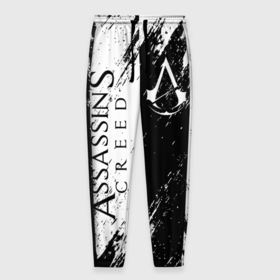 Мужские брюки 3D с принтом Assassins Creed в Новосибирске, 100% полиэстер | манжеты по низу, эластичный пояс регулируется шнурком, по бокам два кармана без застежек, внутренняя часть кармана из мелкой сетки | Тематика изображения на принте: slayer | асасин | ассасин крид | ассассин | тамплиеры