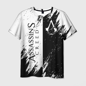 Мужская футболка 3D с принтом Assassins Creed в Новосибирске, 100% полиэфир | прямой крой, круглый вырез горловины, длина до линии бедер | slayer | асасин | ассасин крид | ассассин | тамплиеры
