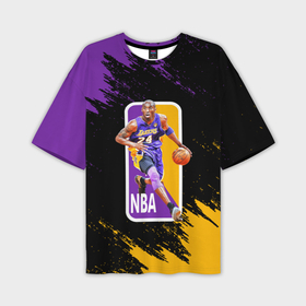 Мужская футболка oversize 3D с принтом LA Kobe B ,  |  | america | basketball | kobe bryant | la | la lakers | lakers | los angeles lakers | nba | usa | баскетбол | кобе брайант | лос анджелес лейкерс | нба | сша