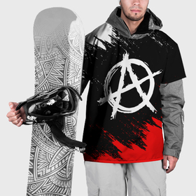 Накидка на куртку 3D с принтом Анархия anarchy в Санкт-Петербурге, 100% полиэстер |  | anarchy | riot | rock | анархия | бунт | знаки | музыка | панки | рок | символ