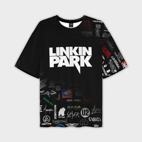 Мужская футболка oversize 3D с принтом Linkin Park Линкин Парк в Новосибирске,  |  | Тематика изображения на принте: chester bennington | linkin park | mike shinoda | альтернативный метал | альтернативный рок | линкин парк | майк шинода | ню метал | поп музыка | поп рок | рэп метал | рэп рок | электроник рок